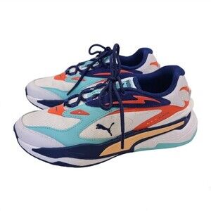 Puma RS-Fast Jr White Blue Orange Big Kids Sneakers 5